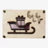 Kadokaart van hout  - Arrenslee