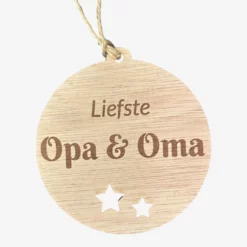 Kerstbal - Liefste Opa & Oma