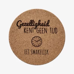 Pannenonderzetter - Gezelligheid kent geen tijd