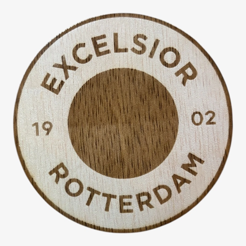 Onderzetter voetbal - Excelsior (per stuk)
