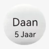 Kado sticker met naam en en leeftijd – Wit (10 stuks)