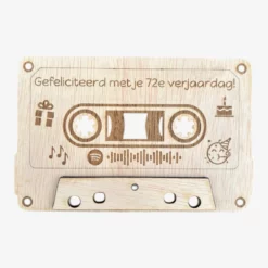 Muziekkaart - Casettebandje