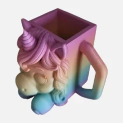 Drinkpakjeshouder: Unicorn - Afbeelding 3