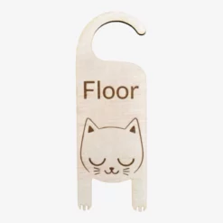 Gepersonaliseerde deurhanger: Poes