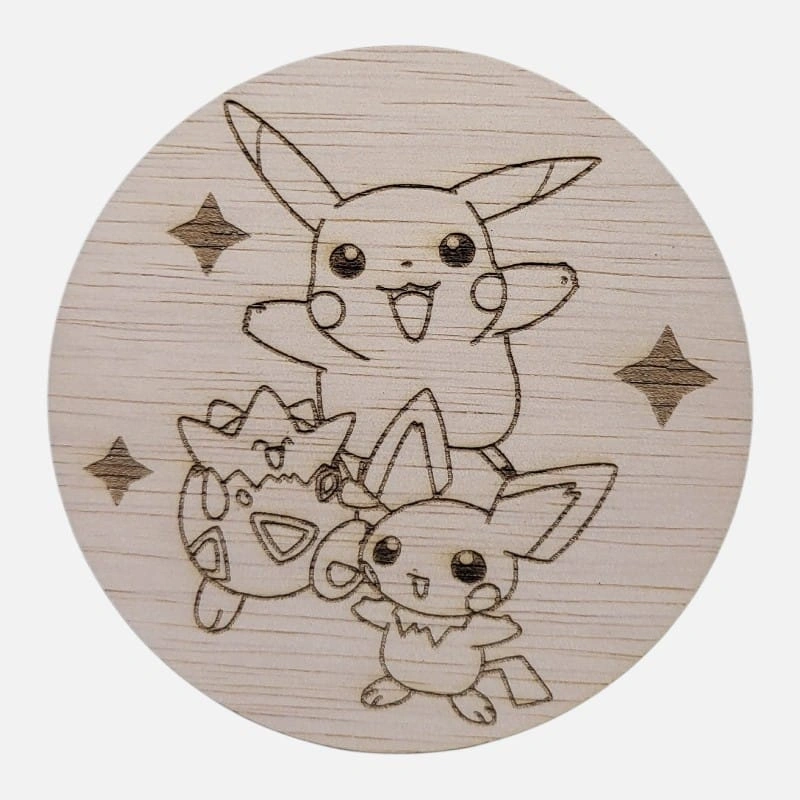 Gepersonaliseerde onderzetter - Pokemon
